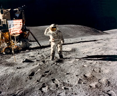 Lunar Flag Salute von Unknown